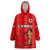 (Custom Text And Number) Wales Football Wearable Blanket Hoodie Cymru Champions World Cup 2022 - Wonder Print Shop