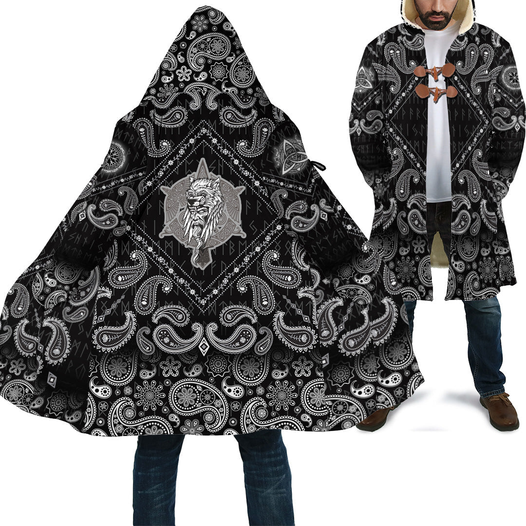 viking-cloak-odin-warrior-with-bandana-paisley-style