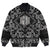 Viking Bomber Jacket Odin Warrior with Bandana Paisley Style RLT12 - Wonder Print Shop