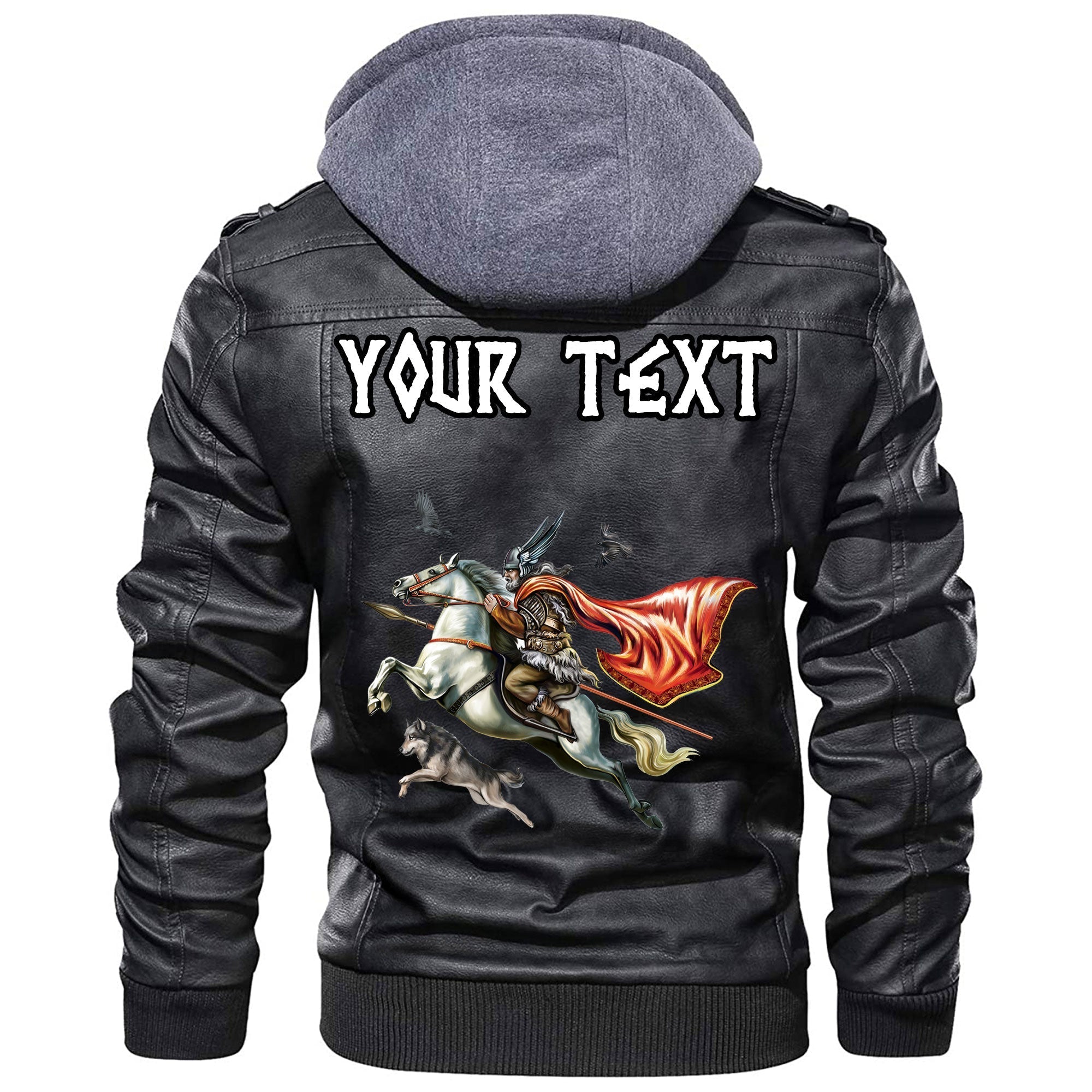 (Custom) Wonder Print Shop - Odin Leather Jacket RLT12 - Wonder Print Shop