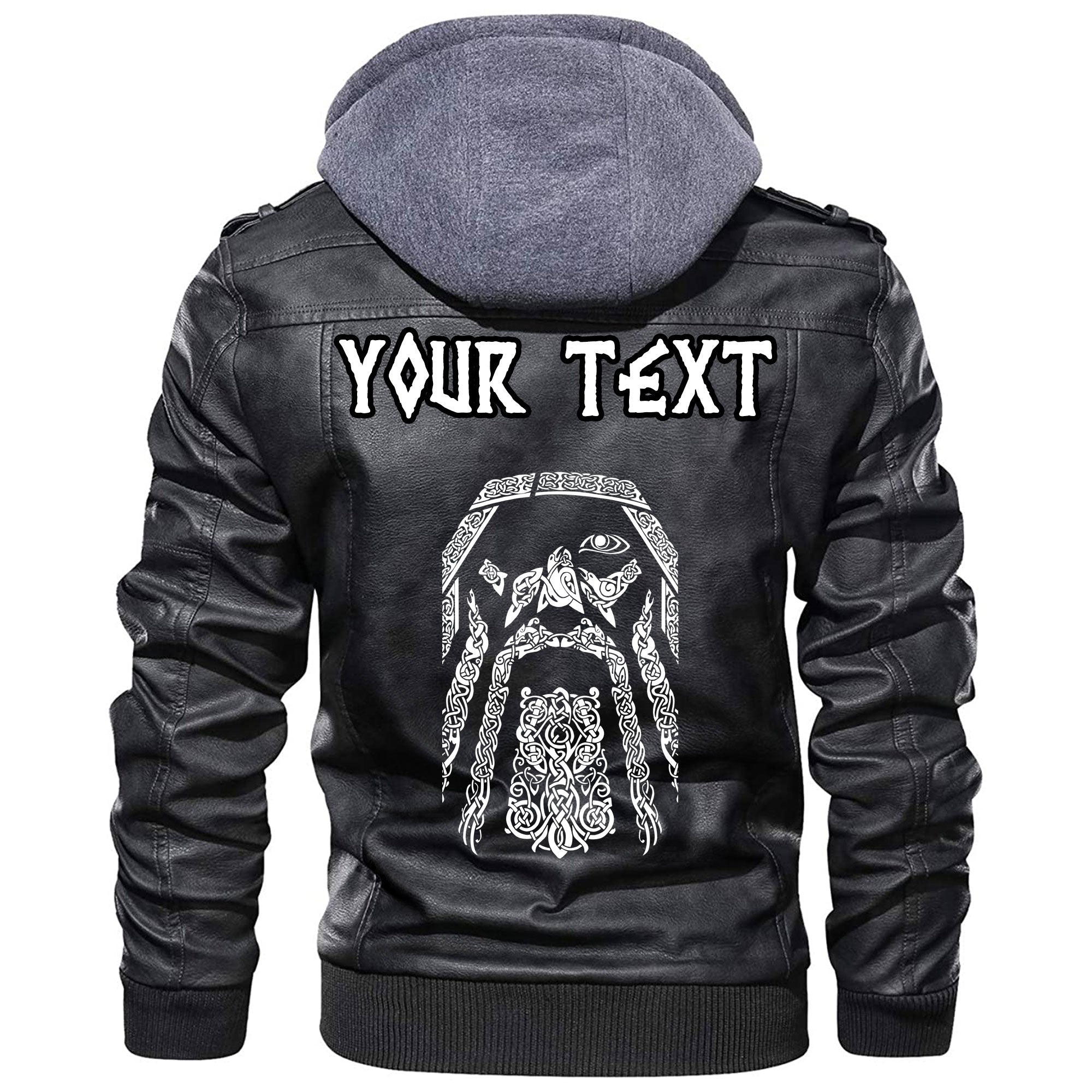 (Custom) Wonder Print Shop - Odin (Wutan) Leather Jacket RLT12 - Wonder Print Shop