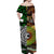 New Zealand Australia Hawaiian Couple Outfits Maori Aboriginal Matching Hawaiian Shirt And Dress Together Green LT8 - Wonder Print Shop