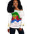 Eritrea Independence Day Off Shoulder Sweater Ethnic African Pattern - White - Wonder Print Shop