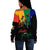 Shweshwe Pattern South Africa Freedom Day Off Shoulder Sweater Freedom Is In Your Hands - Wonder Print Shop