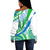 Sierra Leone Personalised Off Shoulder Sweater Ankara Style - Wonder Print Shop