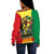 Senegal Football Champion D'Afrique Off Shoulder Sweater Senegal Flag - Wonder Print Shop