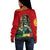 Senegal AFCON 2022 Champions Off Shoulder Sweater Teranga Lions - Wonder Print Shop