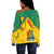 Grenada Independence Day Off Shoulder Sweater Geometric Style - Wonder Print Shop