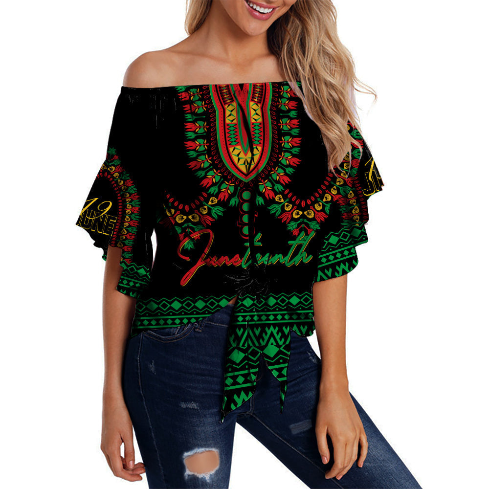 juneteenth-dashiki-personalised-off-shoulder-waist-wrap-top-freedom-united-pan-african-flag