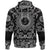 Viking Hoodie Old Scandinavian Runic Grunge Letters with Bandana Paisley Style RLT12 - Wonder Print Shop