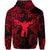 Custom Ophiuchus Zodiac Polynesian Zip Hoodie Unique Style Red LT8 - Wonder Print Shop