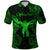 Custom Ophiuchus Zodiac Polynesian Polo Shirt Unique Style Green LT8 - Wonder Print Shop