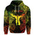 Custom Ophiuchus Zodiac Polynesian Zip Hoodie Unique Style Reggae LT8 - Wonder Print Shop