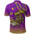 Polo Shirt Mardi Gras Throw Me Something Mister (Purple) - Wonder Print Shop