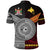 Custom Papua New Guinea Polynesian And Fiji Tapa Polo Shirt Together Black LT8 - Wonder Print Shop