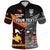 Custom Papua New Guinea Polynesian And Fiji Tapa Polo Shirt Together Black LT8 - Wonder Print Shop