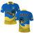 Custom Ukraine Polo Shirt National Flag Style - Wonder Print Shop