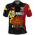 (Custom Text and Number) The Kumuls PNG Polo Shirt Papua New Guinea Polynesian Dynamic Style Black - Wonder Print Shop