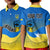 Custom Ukraine Polo Shirt National Flag Style - Wonder Print Shop