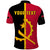 Custom Angola Polo Shirt Star and Flag Style Sporty LT13 - Wonder Print Shop