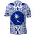 Custom Chuuk Flag Polo Shirt Micronesia Style Blue LT13 - Wonder Print Shop