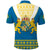 Sweden Polo Shirt Swedish Coat Of Arms With Scandinavian Flowers - Wonder Print Shop