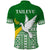 Tailevu Rugby Polo Shirt Fiji Rugby Tapa Pattern Green LT13 - Wonder Print Shop