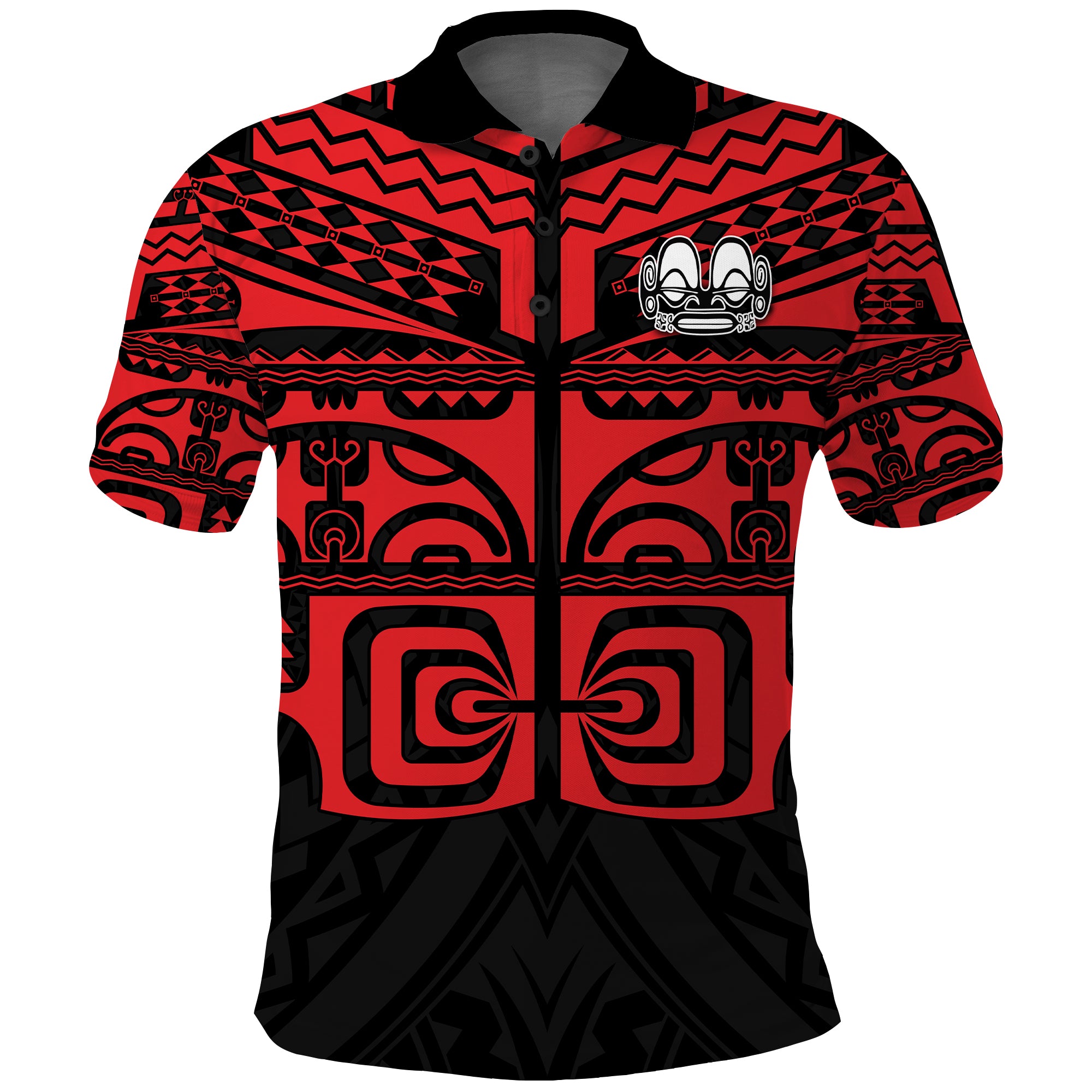 Custom Marquesas Islands Polo Shirt Marquesas Tattoo LT13 - Wonder Print Shop