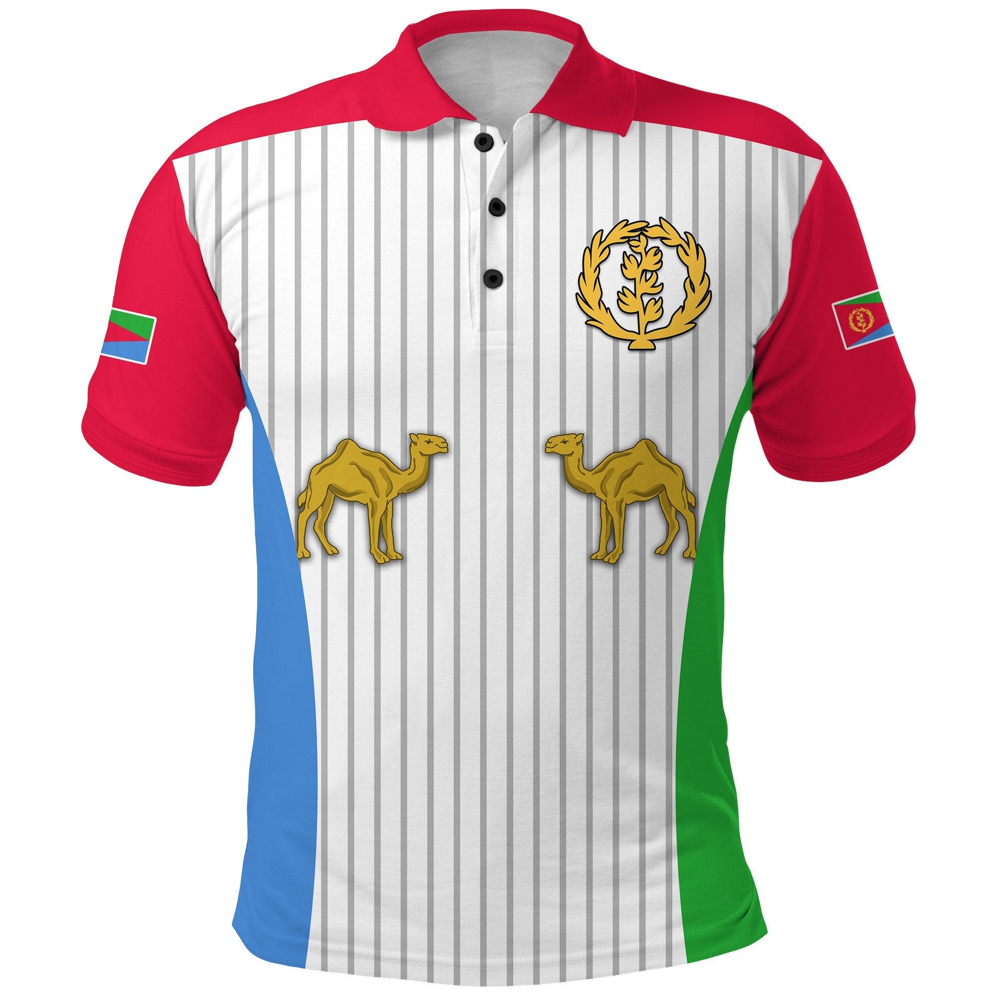 Eritrea Polo Shirt Flag LT13 - Wonder Print Shop