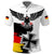 Custom Germany Polo Shirt Grunge Deutschland Flag and Eagle LT13 - Wonder Print Shop