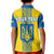 Custom Ukraine Polo Shirt KID Ukrainian Pattern LT13 - Wonder Print Shop