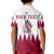 Custom Qatar Polo Shirt KID Happy National Day Style Flag LT13 - Wonder Print Shop