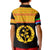 Eritrea Tibeb Polo Shirt KID Eritrean Cross Mix Flag Version Black LT13 - Wonder Print Shop