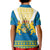 Sweden Polo Shirt KID Swedish Coat Of Arms With Scandinavian Flowers - Wonder Print Shop