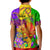 Custom Mardi Gras Polo Shirt 2023 KID Carnival Masks With Feathers - Wonder Print Shop