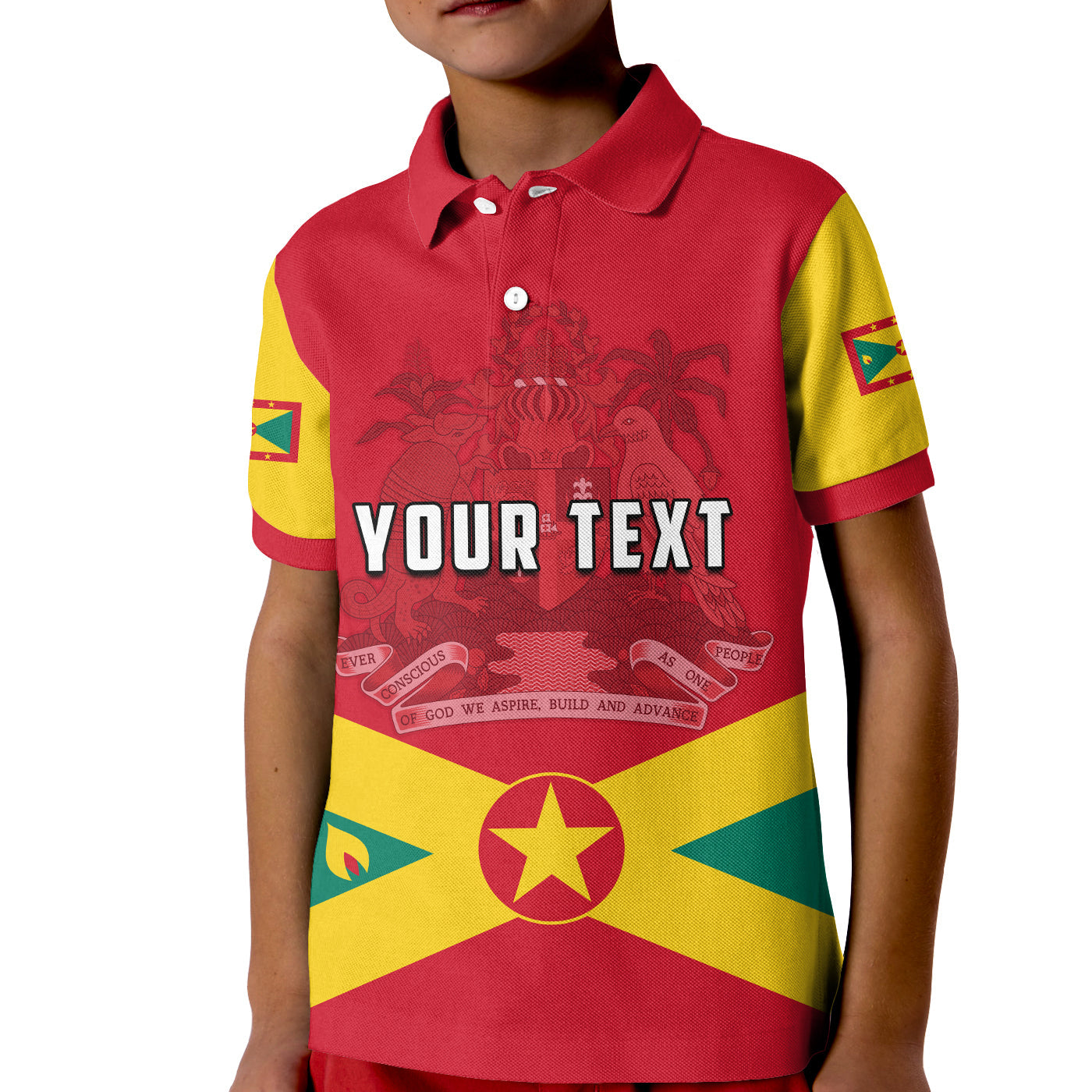 Custom Grenada Polo Shirt KID Keep Calm And Love Grenada LT13 - Wonder Print Shop