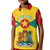 Custom Grenada Polo Shirt KID Power Grenada Mix Coat Of Arms LT13 - Wonder Print Shop