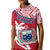 Custom Samoa Polo Shirt KID Samoan Coat Of Arms With Coconut Red Style - Wonder Print Shop