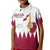 Custom Qatar Polo Shirt KID Happy National Day Style Flag LT13 - Wonder Print Shop