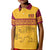 (Custom Text and Number) Sri Lanka Polo Shirt KID Traditional Pattern and Lion Flag LT13 - Wonder Print Shop