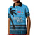 Custom Bula Fiji Polo Shirt KID Tapa LT6 - Wonder Print Shop