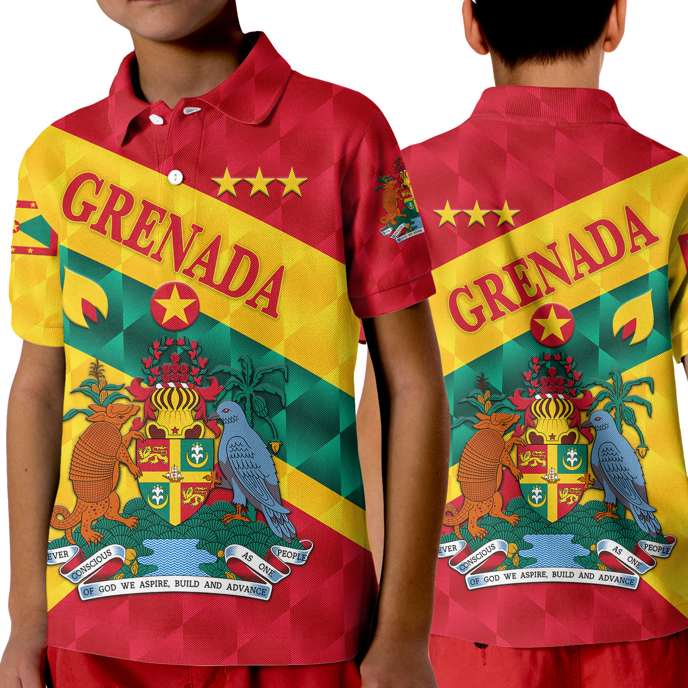 Grenada Polo Shirt KID Sporty Style LT8 - Wonder Print Shop