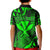 Custom Hawaii Golf Shirts Kanaka Map Polo Shirt KID Green Style LT6 - Wonder Print Shop