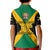 Jamaica Polo Shirt Independence Day KID Coat Of Arms LT6 - Wonder Print Shop