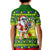 Cook Islands Polo Shirt Christmas KID Cool Santa Claus LT6 - Wonder Print Shop