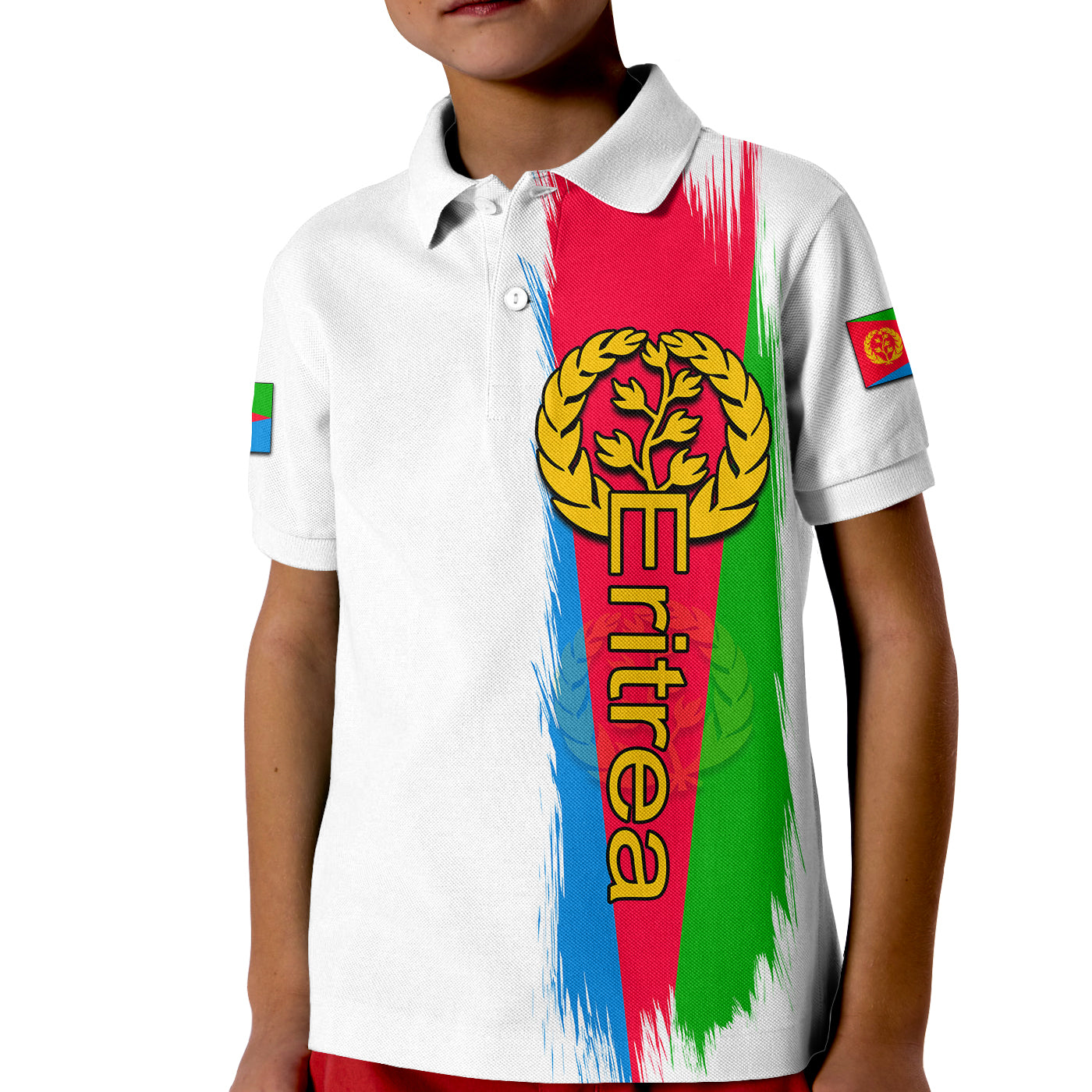 Eritrea Polo Shirt Independence Day KID 2022 Style No.1 LT6 - Wonder Print Shop