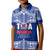 Custom And Number Toa Samoa Rugby Polo Shirt KID Siva Tau LT6 - Wonder Print Shop