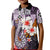 Custom Hawaii Fish Hook Polo Shirt KID Purple Style LT6 - Wonder Print Shop