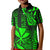 Custom Hawaii Golf Shirts Kanaka Map Polo Shirt KID Green Style LT6 - Wonder Print Shop