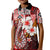 Custom Hawaii Fish Hook Polo Shirt KID Red Style LT6 - Wonder Print Shop